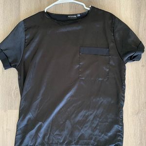 Pretty little thing black satin box top